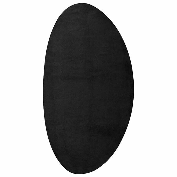 vidaXL Χαλί HUARTE Μαύρο 80 x 150 cm Πολυεστέρας