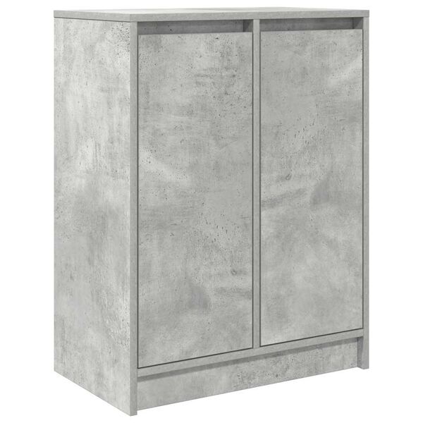 vidaXL Ντουλάπι Γκρι Σκυροδέματος 57x34x76 εκ. Επεξεργασμένο Ξύλο