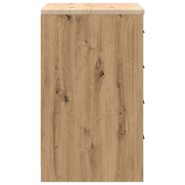 vidaXL ντουλάπι αποθήκευσης γκαράζ 60x51x85 εκ μασίφ ξύλο πεύκο
