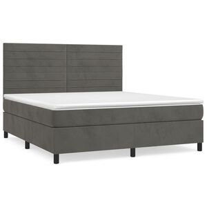 vidaXL &Kappa;&rho;&epsilon;&beta;ά&tau;&iota; Boxspring &mu;&epsilon; &Sigma;&tau;&rho;ώ&mu;&alpha; &Sigma;&kappa;&omicron;ύ&rho;&omicron; &Gamma;&kappa;&rho;&iota; 160x200 &epsilon;&kappa;. &Beta;&epsilon;&lambda;&omicron;ύ&delta;&iota;&nu;&omicron;
