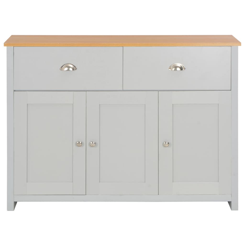 vidaXL Μπουφές Γκρι 112 x 35 x 81 εκ.