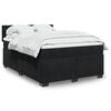 vidaXL &Kappa;&rho;&epsilon;&beta;ά&tau;&iota; Boxspring &mu;&epsilon; &Sigma;&tau;&rho;ώ&mu;&alpha; &Mu;&alpha;ύ&rho;&omicron; 140x190 &epsilon;&kappa;. &Beta;&epsilon;&lambda;&omicron;ύ&delta;&iota;&nu;&omicron;
