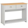 vidaXL Τραπέζι Κονσόλα Γκρι 97 x 35 x 76 εκ.