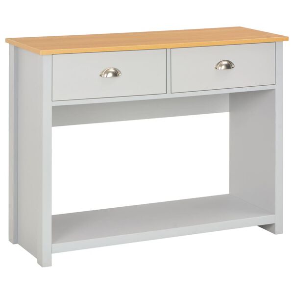 vidaXL Τραπέζι Κονσόλα Γκρι 97 x 35 x 76 εκ.