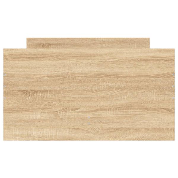 vidaXL Πλαίσιο Κρεβατιού Με Συρτάρια Sonoma Δρυς 75x190εκ Small Single