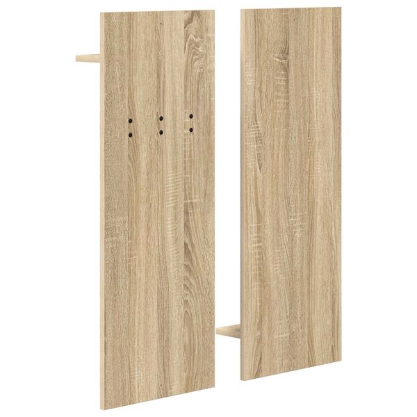 vidaXL Τοίχου Κρεμάστρα Sonoma Oak 70 x 10 x 90 εκ. Επεξεργασμένο ξύλο