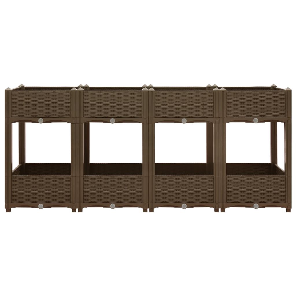 vidaXL Ζαρντινιέρα 160 x 40 x 71 εκ. από Πολυπροπυλένιο