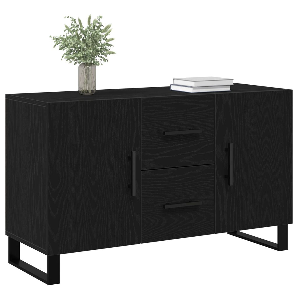 vidaXL Μπουφές Μαύρη Δρυς 100x36x60 εκ. Κατασκευασμένο Ξύλο