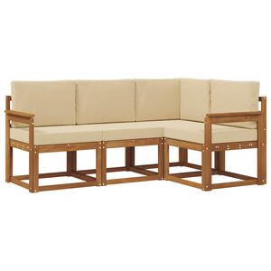 vidaXL &Sigma;&epsilon;&iota;&rho;ά &Kappa;&alpha;&nu;&alpha;&pi;έ &Epsilon;&xi;&omega;&tau;&epsilon;&rho;&iota;&kappa;&omicron;ύ &mu;&epsilon; &mu;&alpha;&xi;&iota;&lambda;ά&rho;&iota; 4 pcs &Phi;&upsilon;&sigma;&iota;&kappa;ό &kappa;&alpha;&iota; &Mu;&pi;&epsilon;&zeta;
