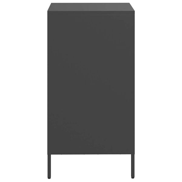 vidaXL Ντουλάπι Μαύρο 35x39x73,5 εκ. από Χάλυβα Ψυχρής Έλασης