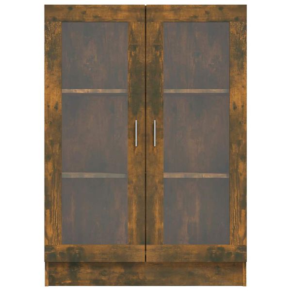 vidaXL Βιτρίνα Καπνιστή Δρυς 82,5x30,5x115 εκ. από Επεξεργασμένο Ξύλο