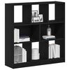 vidaXL Ντουλάπι βιβλίων Μαύρη βελανιδιά 97,5x29,5x100 cm