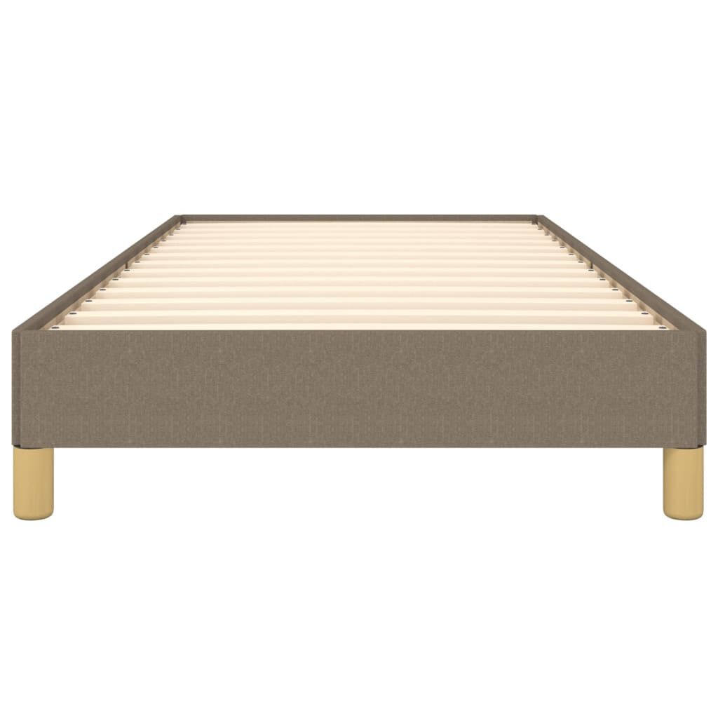 vidaXL Σκελετός Κρεβατιού Χωρίς Στρώμα Taupe 80x200 εκ. Υφασμάτινο
