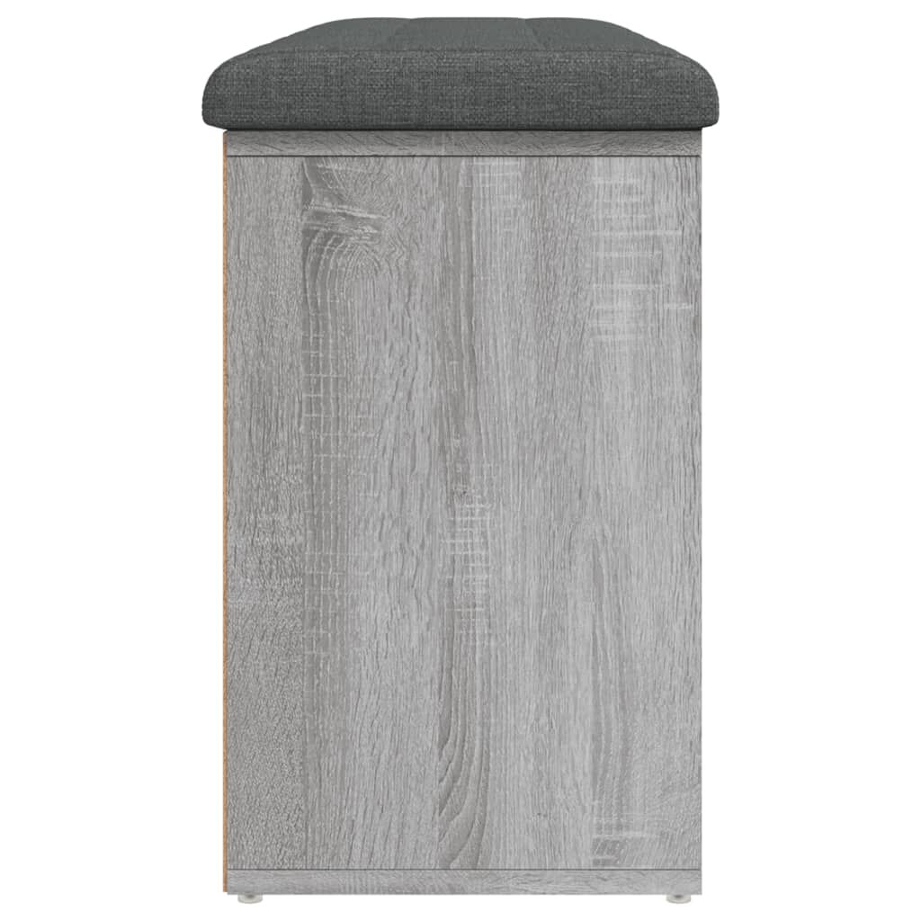 vidaXL Παπουτσοθήκη Γκρι Sonoma 102x32x50 εκ. από Επεξεργασμένο Ξύλο
