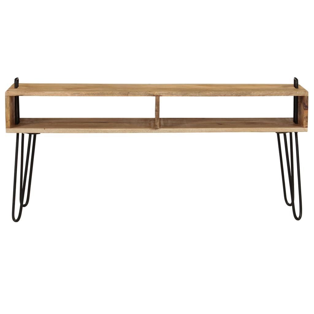 vidaXL Έπιπλο Τηλεόρασης 110 x 35 x 45 εκ. από Μασίφ Ξύλο Μάνγκο