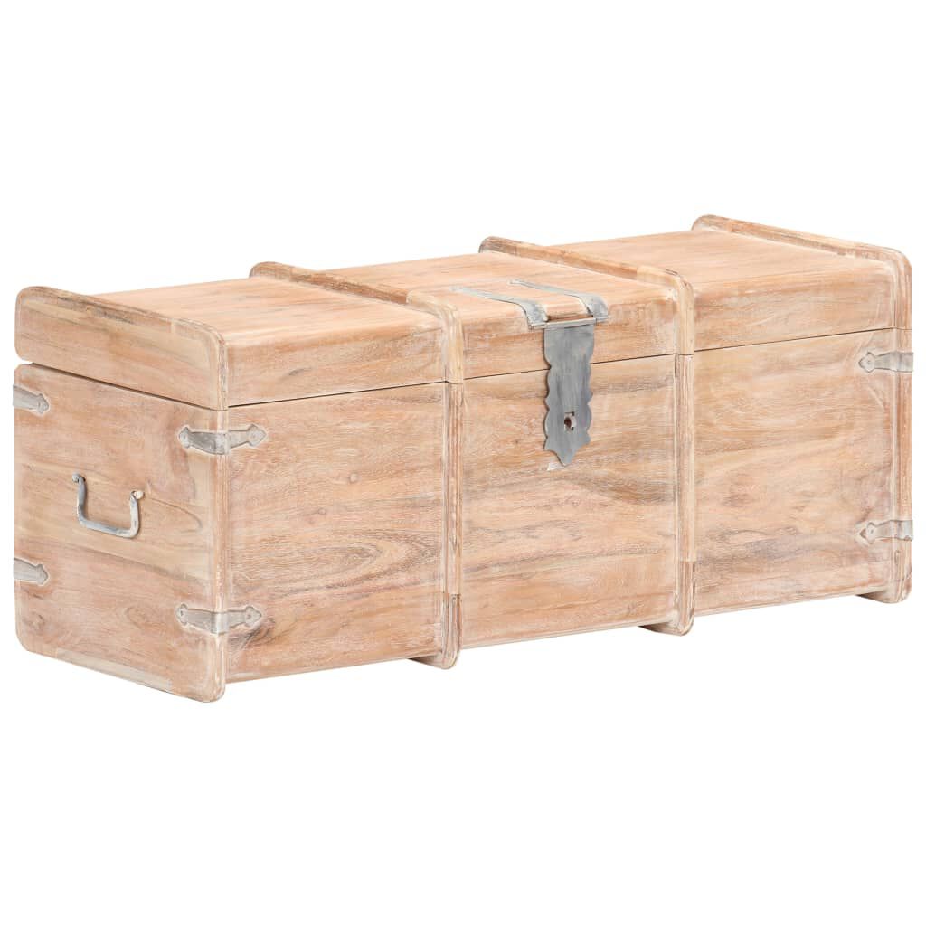 vidaXL Μπαούλο Αποθήκευσης 90 x 40 x 40 εκ. από Μασίφ Ξύλο Ακακίας