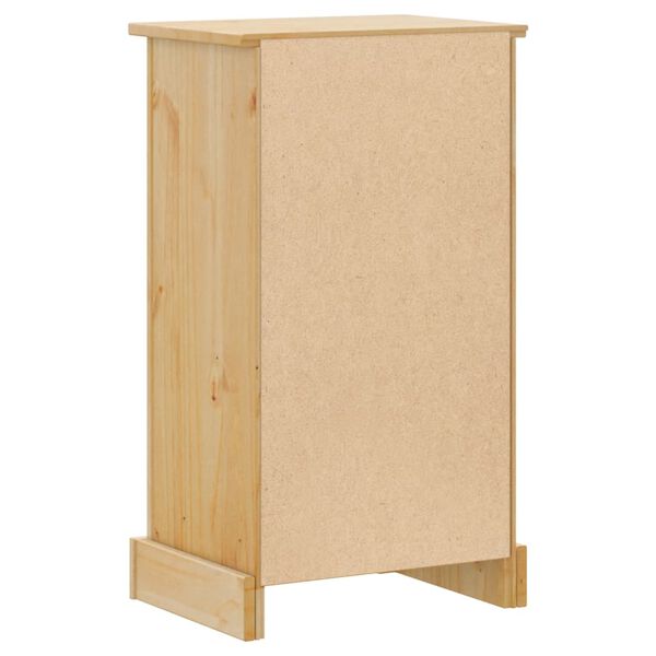 vidaXL Ντουλάπι Μπάνιου Corona 45x33x80 εκ. από Μασίφ Ξύλο Πεύκου