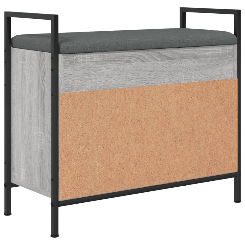 vidaXL Παπουτσοθήκη Γκρι Sonoma 65,5x32x57,5εκ. από Επεξεργασμένο Ξύλο