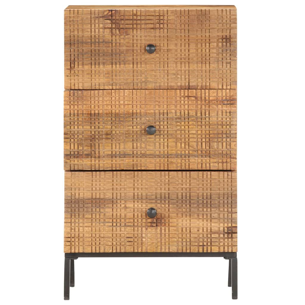 vidaXL Ντουλάπι 45 x 30 x 75 εκ. από Μασίφ Ξύλο Μάνγκο