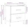 vidaXL Κομοδίνο Γκρι Sonoma 40 x 35 x 47,5 εκ. από Επεξεργασμένο Ξύλο