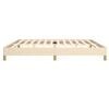 vidaXL Σκελετός Κρεβατιού Χωρίς Στρώμα Κρεμ 200x200 εκ. Υφασμάτινο