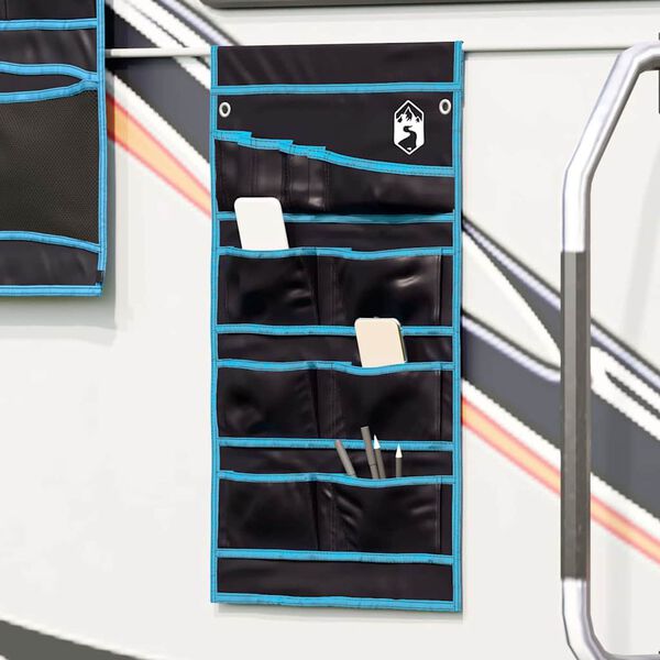 vidaXL Τσάντα Αποθήκευσης Άλλο Μαύρο και μπλε 63.5 x 40 εκ Οξφόρδη