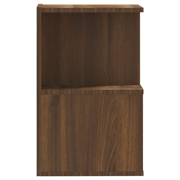 vidaXL Κομοδίνα 2 Τεμ. Καφέ Δρυς 35x35x55 εκ. από Επεξεργασμένο Ξύλο