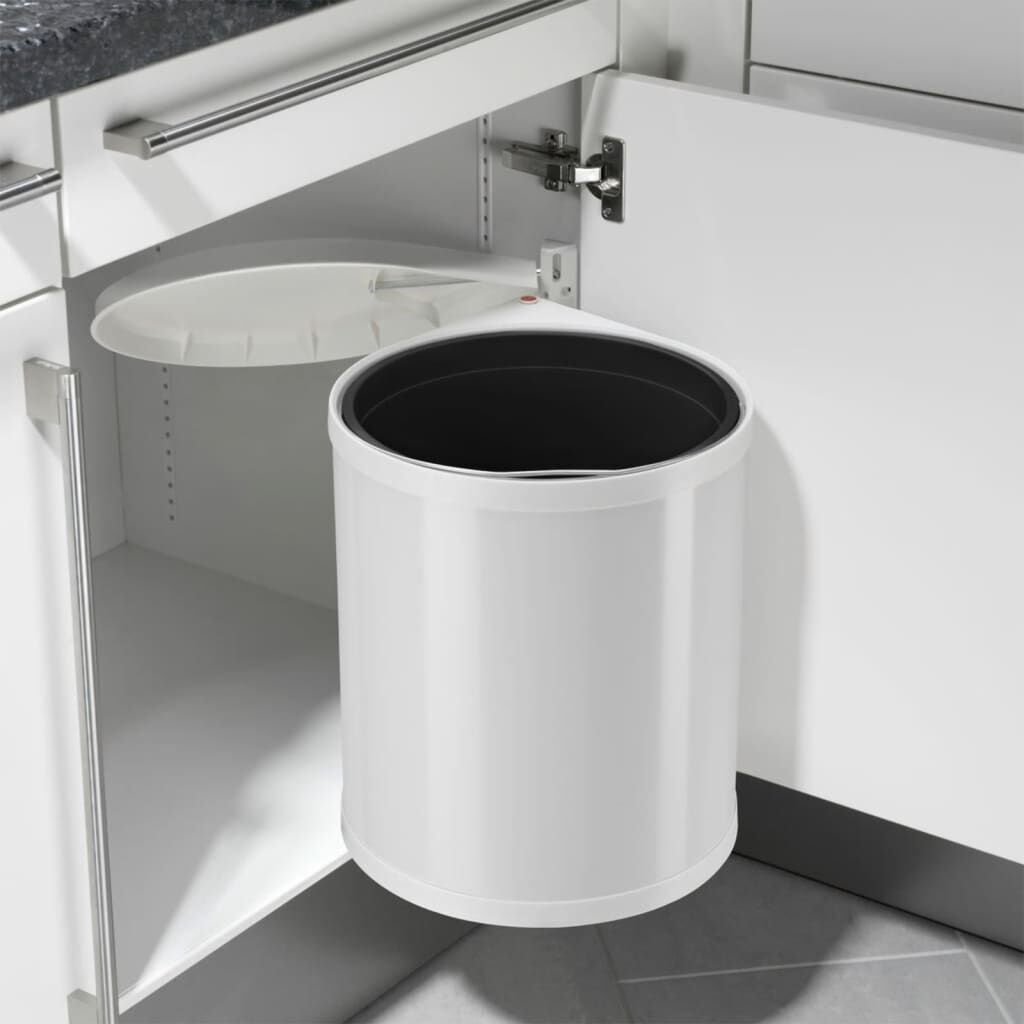 Hailo Κάδος Απορριμμάτων Ντουλαπιού Compact-Box Λευκός Μ/15 L 3555-001