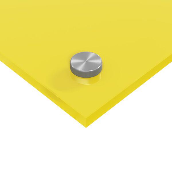 vidaXL Πίσω Πάνελ Κουζίνας Κίτρινο 90 x 50 x 0.6 εκ. σκληρυμένο γυαλί
