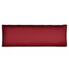 vidaXL Μαξιλάρι Πλάτης Επενδεδυμένο Μπορντό 120 x 40 x 10 εκ.
