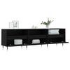 vidaXL Έπιπλο Τηλεόρασης Μαύρο 150x30x44,5 εκ. Επεξεργασμένο Ξύλο