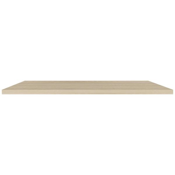 vidaXL Ράφια Τοίχου 2 τεμ. Χρώμα Δρυός 120 x 23,5 x 3,8 εκ. MDF