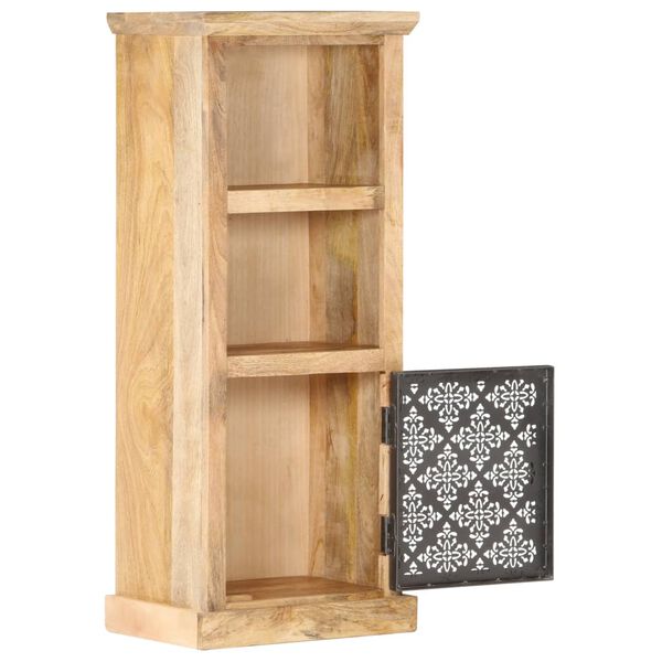 vidaXL Ντουλάπι με Πόρτα 45x32x110 εκ. Μασίφ Ξύλο Μάνγκο
