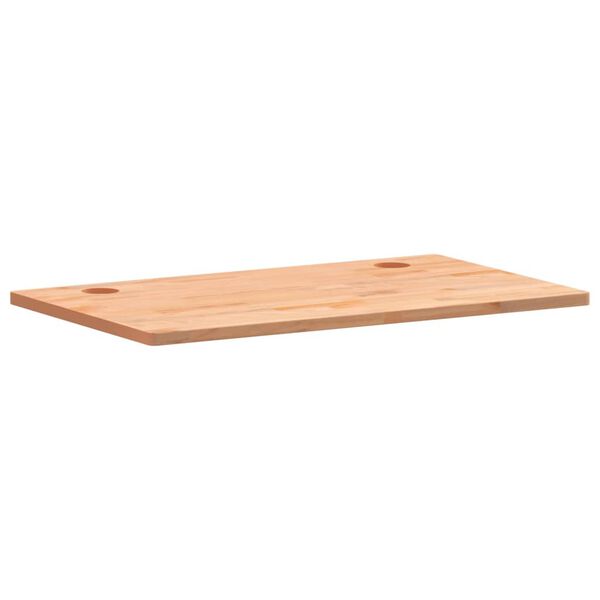 vidaXL Επιφάνεια Γραφείου 110x60x2,5 εκ. από Μασίφ Ξύλο Οξιάς