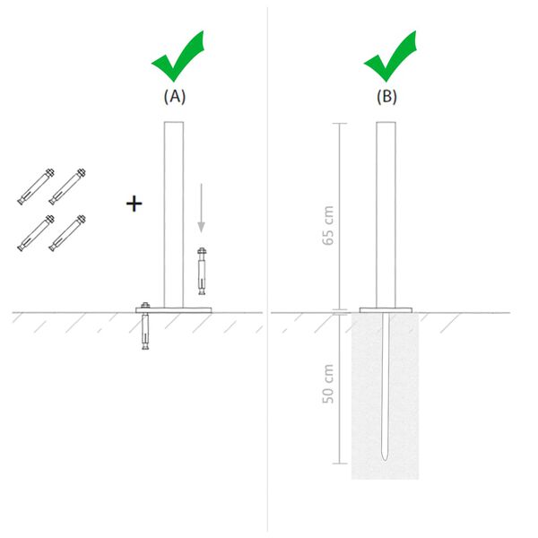vidaXL Πάνελ Περίφραξης με 2 Στύλους Γκρι 180 x 180 εκ. από WPC