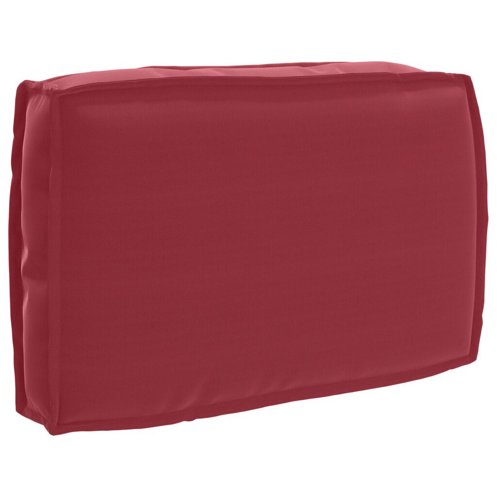 vidaXL Μαξιλάρι Παλέτας για Πλάτη Κόκκινο 60x40x12 cm Από Ύφασμα Oxford