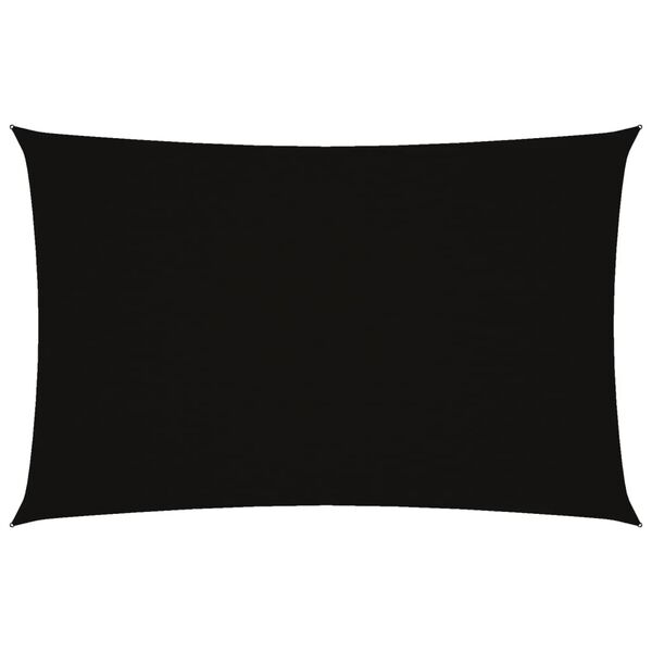 vidaXL Πανί Σκίασης Ορθογώνιο Μαύρο 4 x 7 μ. από Ύφασμα Oxford