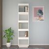 vidaXL Βιβλιοθήκη/Διαχωριστικό Χώρου Λευκό 40x35x167 εκ. Μασίφ Πεύκο