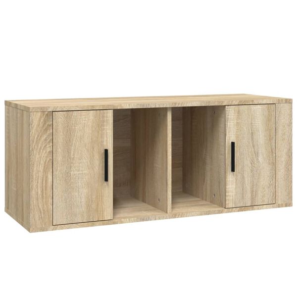 vidaXL Έπιπλο Τηλεόρασης Sonoma Δρυς 100x35x40 εκ. Επεξ. Ξύλο