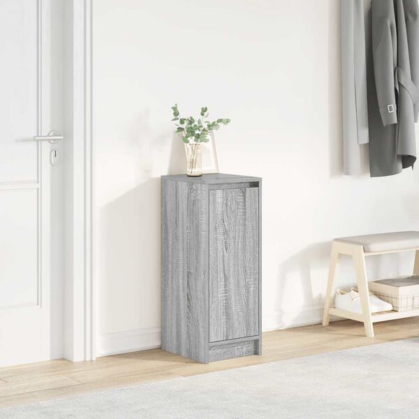 vidaXL Παπουτσοθήκη Γκρι Sonoma 29,5x34x76 εκ. Επεξεργασμένο Ξύλο