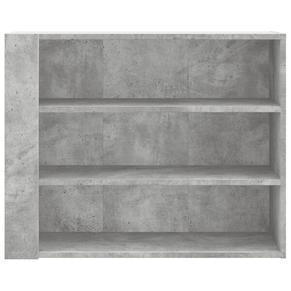 vidaXL Ντουλάπι Τοίχου Γκρι Σκυρ. 75x35x60 εκ. Επεξεργασμένο Ξύλο