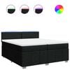 vidaXL &Kappa;&rho;&epsilon;&beta;ά&tau;&iota; Boxspring &mu;&epsilon; &Sigma;&tau;&rho;ώ&mu;&alpha; &Mu;&alpha;ύ&rho;&omicron; 200x200 &epsilon;&kappa;. &Upsilon;&phi;&alpha;&sigma;&mu;ά&tau;&iota;&nu;&omicron;