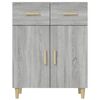 vidaXL Ντουλάπι Γκρι Sonoma 69,5 x 34 x 89 εκ. από Επεξεργασμένο Ξύλο
