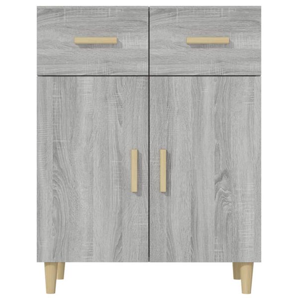 vidaXL Ντουλάπι Γκρι Sonoma 69,5 x 34 x 89 εκ. από Επεξεργασμένο Ξύλο
