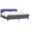 vidaXL &Kappa;&rho;&epsilon;&beta;ά&tau;&iota; Boxspring &mu;&epsilon; &Sigma;&tau;&rho;ώ&mu;&alpha; & LED &Sigma;&kappa;&omicron;ύ&rho;&omicron; &gamma;&kappa;&rho;&iota; 180x220 &epsilon;&kappa;. &Beta;&epsilon;&lambda;&omicron;ύ&delta;&iota;&nu;&omicron;