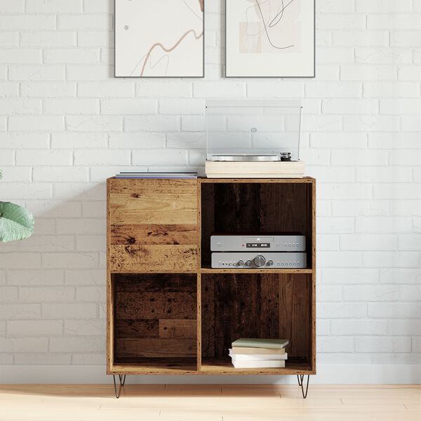 vidaXL ντουλάπι αποθήκευσης δρυς 84,5 x 38 x 90 εκ επεξεργασμένο ξύλο