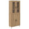 vidaXL Highboard Artisan Oak 69,5 x 34 x 180 &epsilon;&kappa;. &Epsilon;&pi;&epsilon;&xi;&epsilon;&rho;&gamma;&alpha;&sigma;&mu;έ&nu;&omicron; &xi;ύ&lambda;&omicron;