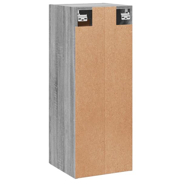 vidaXL Ντουλάπι Τοίχου Γκρι Sonoma 34,5 x 34 x 90 εκ. Επεξεργ. Ξύλο