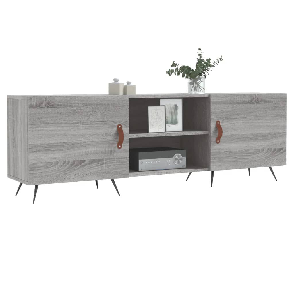 vidaXL Έπιπλο Τηλεόρασης Γκρι Sonoma 150x30x50 εκ. από Επεξεργ. Ξύλο