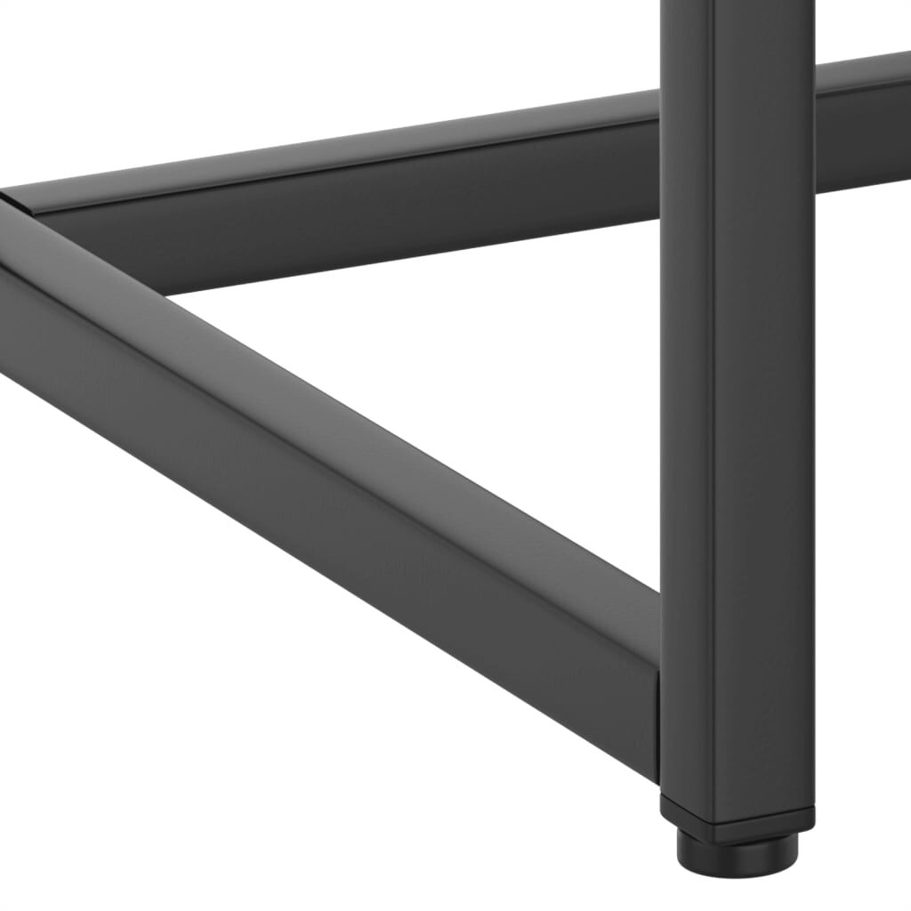 vidaXL Τραπέζι Κονσόλα Ανθρακί 75 x 35 x 75 εκ. από Ατσάλι